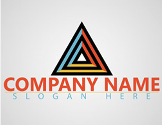 Projektowanie logo dla firmy, konkurs graficzny Triangle Abstract